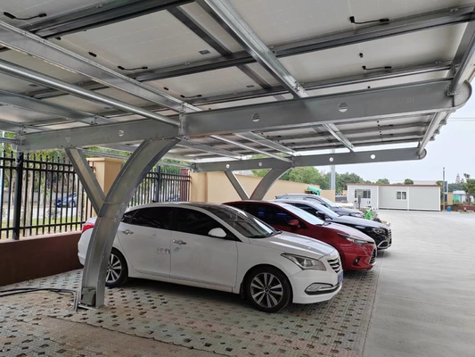 Steel Structure Solar Power Panel Car Photovoltaic Shed Green Engergy Flexible