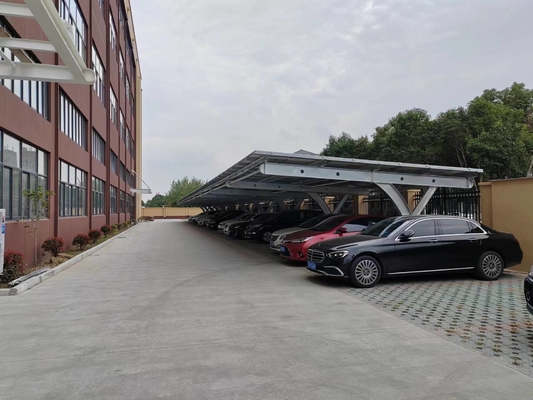 Steel Structure Solar Power Panel Car Photovoltaic Shed Green Engergy Flexible