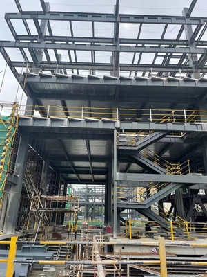 Q345b Prefabricated Library Stadium Steel Structure Commercial Building