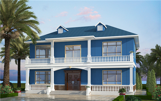 Australian Standard Q550 Light Steel Structure Custom Prefabricated Villa Galvanized