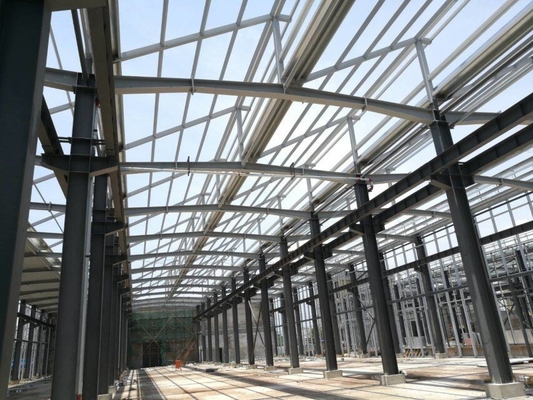 Q345b Prefabricated Industrial Steel Structural Farm Warehouse Buildings