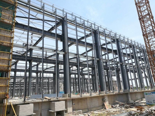 Q345b Prefabricated Industrial Steel Structural Farm Warehouse Buildings