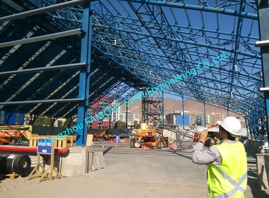 Overhead Bridge Cranes Heavy Steel Structure Workshop And Warehouse