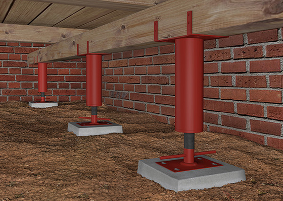 Galvanizing Structural Steel Adjustable Jack Post With Surface Treatment