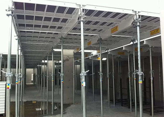 Painting Structural Steel Floor Support Jacks With Riveting Material & Manufacturing