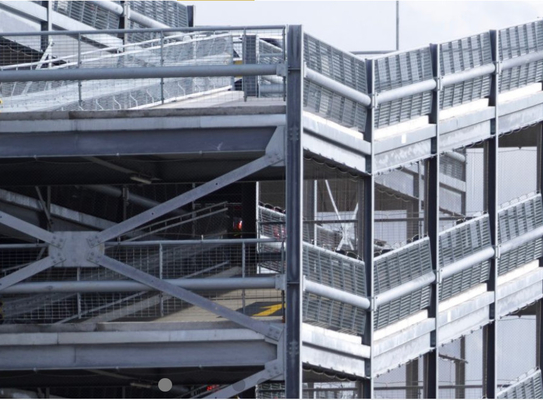 Customized Steel Floor Decking For Car Park Construction