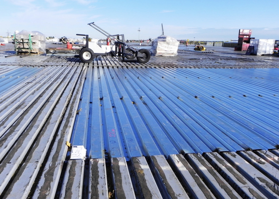 Sandblasting Steel Plate Decking With Plating Finish For Roof