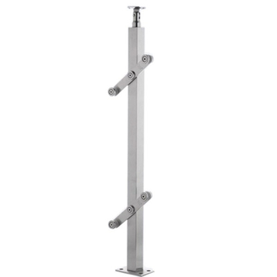Pipe Brushed Polished Stair Handrail Post Balustrades Railing Pillar Stainless Steel