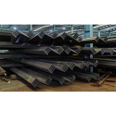 Stainless Galvanized Z Type Steel Sheet Pile For Bridge Project Construction