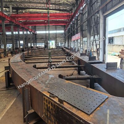 Highway Steel Arch Bridge Fabrication Compliant with AASHTO LRFD and AWS D1.5