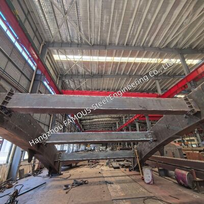Highway Steel Arch Bridge Fabrication Compliant with AASHTO LRFD and AWS D1.5