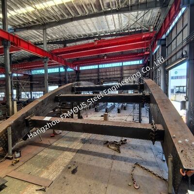 Highway Steel Arch Bridge Fabrication Compliant with AASHTO LRFD and AWS D1.5