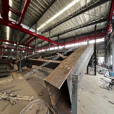 Steel Arch Bridge – Custom Fabricated Structural Components and Decking Systems