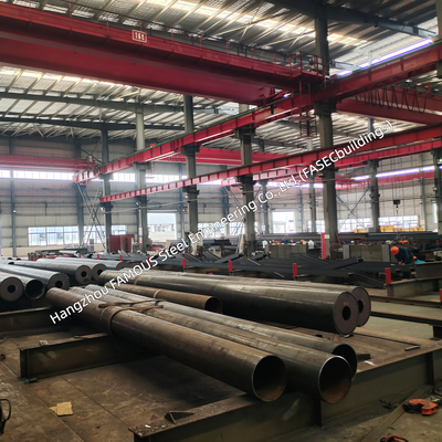 Structural Tubular Steel Columns Fabricated to GB and AS4100 Standards