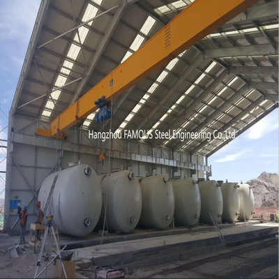 Pre-Engineered Heavy-Duty Steel Factory Building with AISC-Compliant Truss System