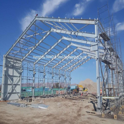 Pre-Engineered Heavy-Duty Steel Factory Building with AISC-Compliant Truss System