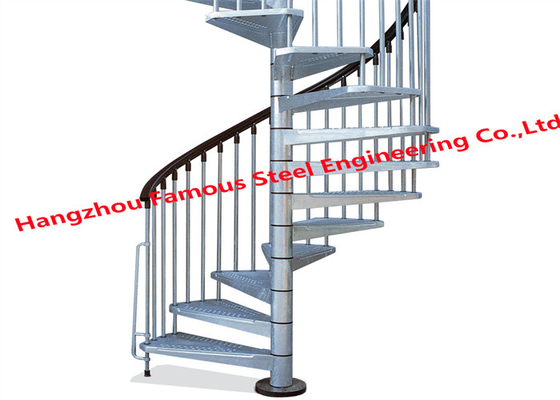 Prefab Modular Galvanized Steel Open Staircase Australian Style