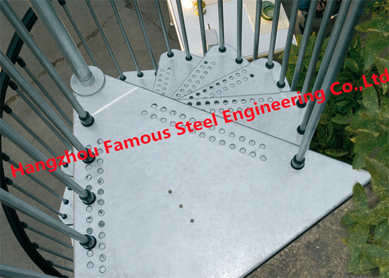Prefab Modular Galvanized Steel Open Staircase Australian Style