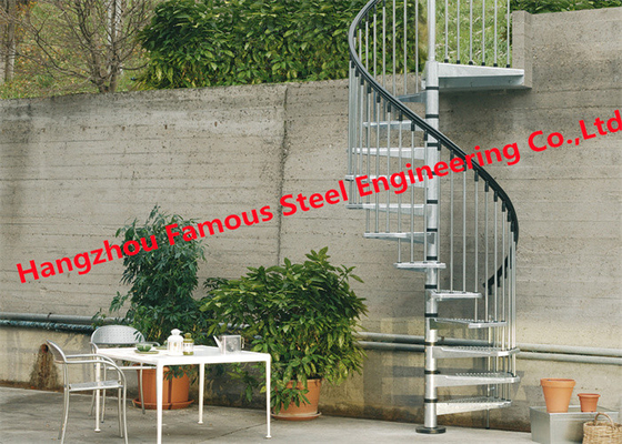 Prefab Modular Galvanized Steel Open Staircase Australian Style