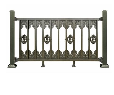 Fence Stair Railing Banister Handrail Hardware  Black Steel Post Modern Outdoor