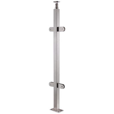 Pipe Brushed Polished Stainless Steel Stair Handrail Design Post Balustrades Railing Pillar