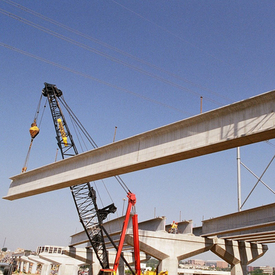 Railway Steel I Girder Bridge Design Box Walkway Prefabricated