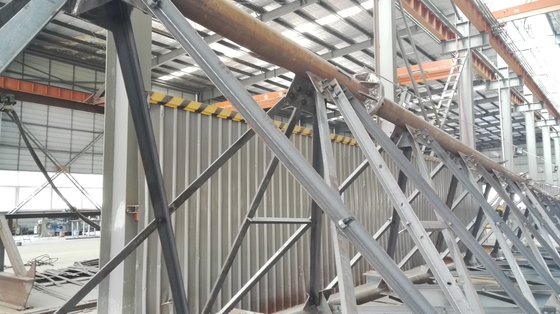 Tubular Lattice Tower Structures Electrical Telecommunication Galvanized Sheet Metal Fabrication