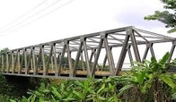 Tubular Pedestrian Steel Truss Bridge Design Footbridge Galvanized  Pipe