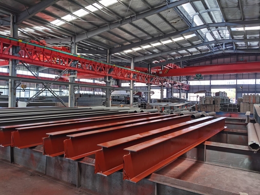 Long Span Steel Box Girder Footbridge Q460 Modular Structural Frame Fast Installation