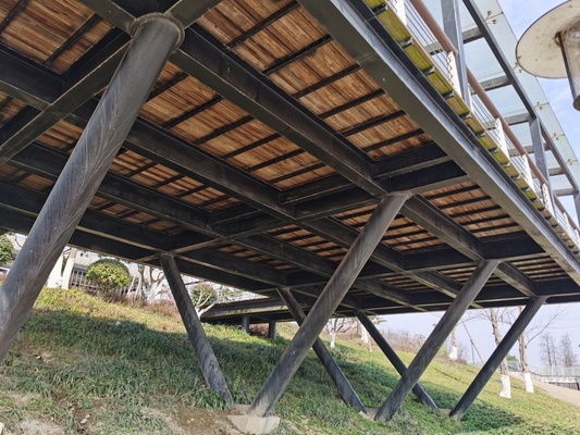 Railway Steel I Girder Bridge Design Box Walkway Prefabricated