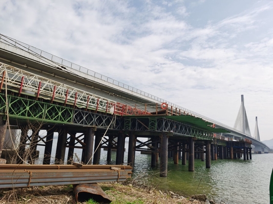 Composite Steel Girder Bridge Construction With Bolt Connection Welded