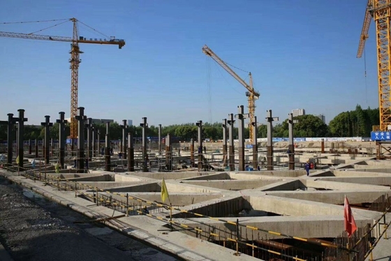 Modern Concrete High Rise Steel Building Construction Braced Frame H Beam Column