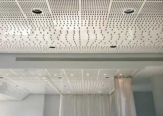 Custom 316 Stainless Steel Fabrication And Welding Punching Perforated Ceiling Board Acoustic