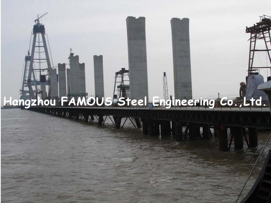 Temporary Steel Truss Bridge Engineering Structural Multi Prefab Portable Bailey
