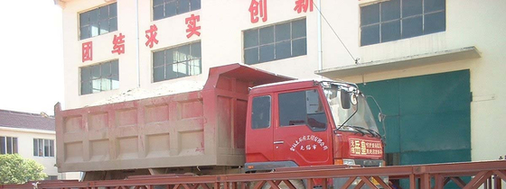 Steel Prefabricated Truss Bridge Concrete Deck Single Storey Double Lanes Permanent