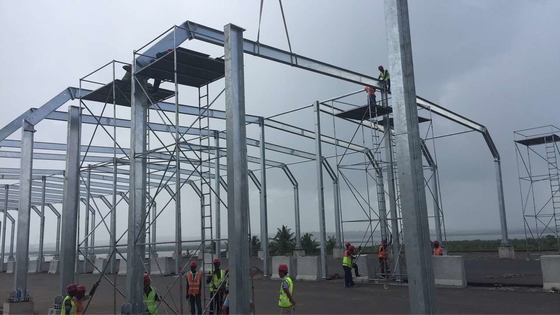 Heavy Structural Steel Frame Construction Building Engineering Railway Steel Structure