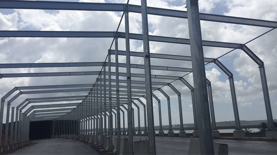 Heavy Structural Steel Frame Construction Building Engineering Railway Steel Structure