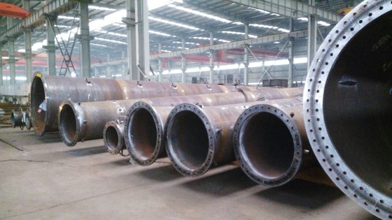 Tubular Metal Steel Fabrication And Welding Generation Pole Wind Turbine Tower Pipe