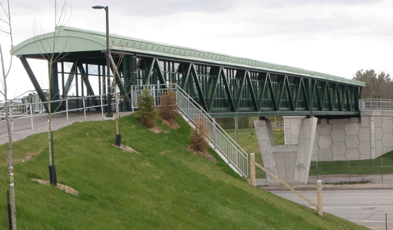 AS 5100 Standard  Single Span Pedestrian Overpass Bridge Connecting People with Community in Australia