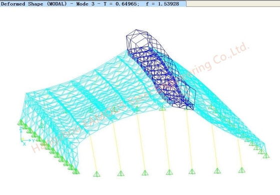 Overhead Bridge Cranes Heavy Steel Structure Workshop And Warehouse