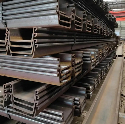 Hot rolled U steel sheet piling engineering construction