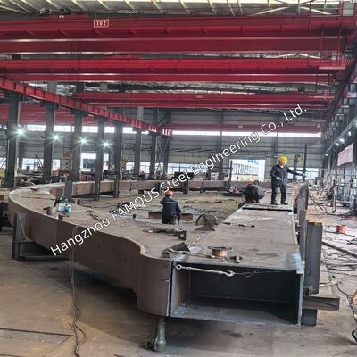 Precision Steel Arch Bridge Fabrication and Trial Assembly to AWS D1.5 and ASTM A709
