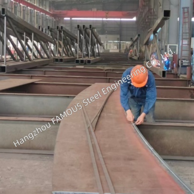 Shop Welded AASHTO LRFD Steel Arch Bridge for Permanent Road Construction Works