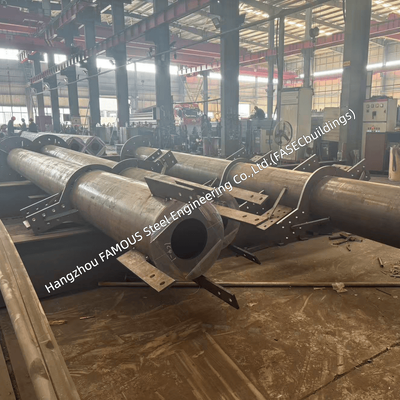 Prefabricated Tubular Steel Columns with AS4100 and EN 1090 Compliance – NDT Tested for Global Building Projects