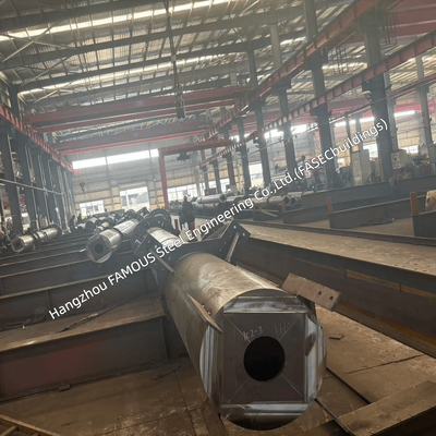 Prefabricated Tubular Steel Columns with AS4100 and EN 1090 Compliance – NDT Tested for Global Building Projects
