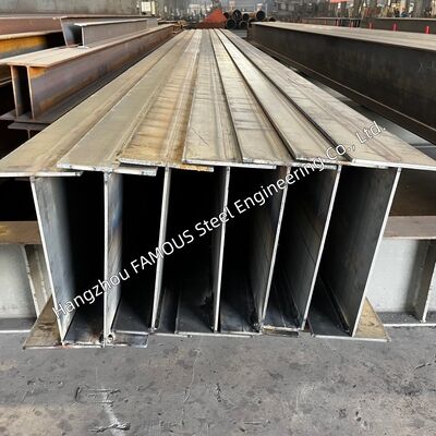 Galvanized H beam steel in GB/EN/ASTM/BS standards ready for shipment