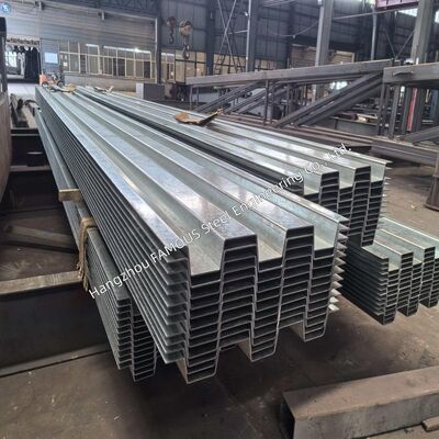 4mm S350 Hot Galvanized Composite Steel Bridge Decking for Highway Permanent Formwork