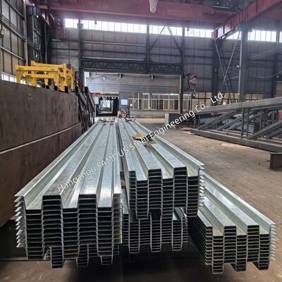4mm S350 Hot Galvanized Composite Steel Bridge Decking for Highway Permanent Formwork