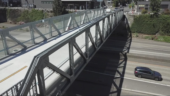 Crossing Peace Pedestrian Overpass Bridge Design Segmental Preassemble Railway Road