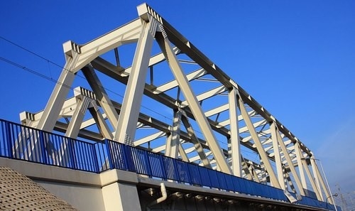 Street Pedestrian Bridge Steel Girder Box Typical Triangulated Rapid